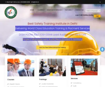 Nishe.in(Nishe-Safety Management Institute offers a training and management for) Screenshot