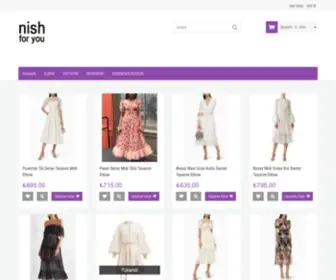 Nishforyou.com(Kadın Giyim & Özel Tasarım Elbise) Screenshot