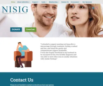 Nisig.ie(National Infertility Support & Information Group) Screenshot