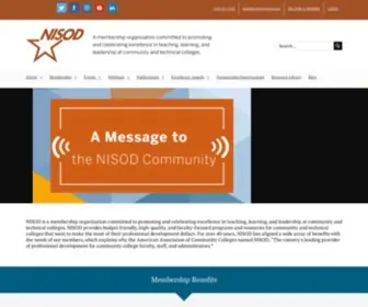 Nisod.org(The National Institute for Staff and Organizational Development (NISOD)) Screenshot