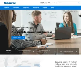 Nisource.com(Home) Screenshot