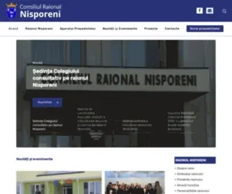 Nisporeni.md(A Consiliului Raional Nisporeni) Screenshot