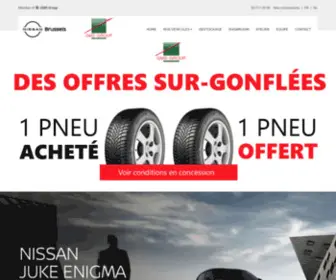 Nissan-Brussels.be(Nissan Brussels) Screenshot