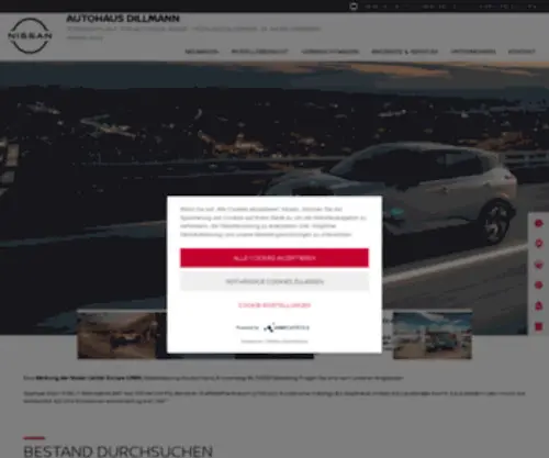 Nissan-Dillmann-Beerfelden.de(Zahlreiche NISSAN) Screenshot