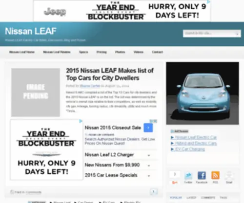 Nissan-Leaf.net Screenshot