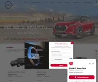 Nissan-Nepal.com Screenshot