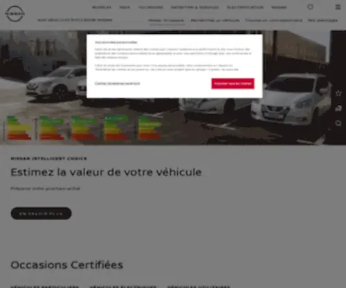 Nissan-Occasions.fr(Nissan Occasions) Screenshot