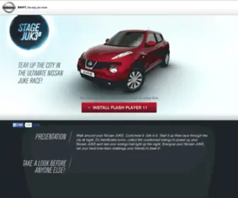 Nissan-Stagejuk3D.com(Customize your Nissan JUKE) Screenshot