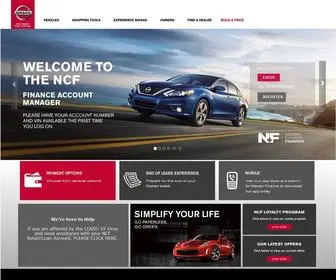 Nissancanadafinance.ca(NCF Finance Account Manager) Screenshot