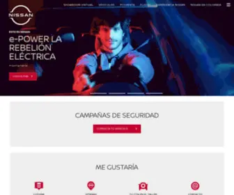 Nissan.com.co(Nissan Colombia) Screenshot