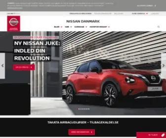 Nissan.dk(Nissan Danmark) Screenshot