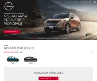 Nissan.dz(Nissan Motor Corporation Global Website) Screenshot