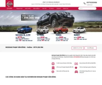 Nissanhoangmai.com(Nissan Phạm Văn Đồng) Screenshot