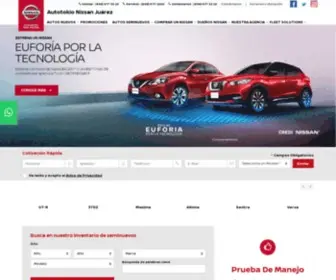 Nissanjuarez.com(Autotokio Nissan Juárez) Screenshot