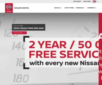 Nissankenya.com(Nissan) Screenshot