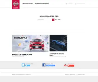 Nissanlatam.com(Nissan LATAM) Screenshot