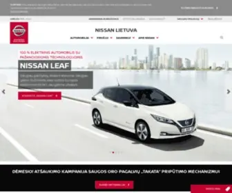 Nissan.lt(Susipažinkite su „Nissan“ automobiliais ) Screenshot