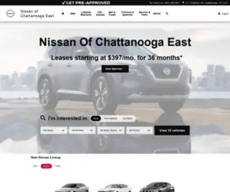 Nissanofchattanoogaeast.com(New Nissan Vehicles) Screenshot