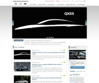 Nissan.org(Nissan Motor Company Global Website) Screenshot