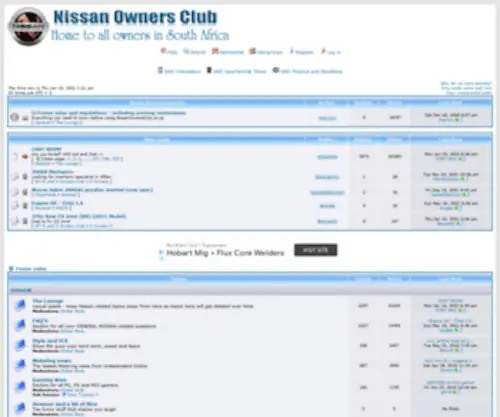 Nissanownersclub.co.za(Nissan Owners Club) Screenshot