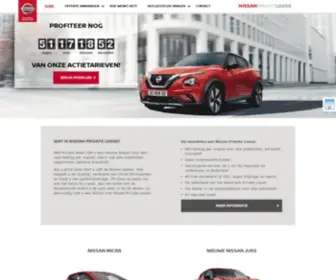 Nissanprivatelease.nl(Nissan Private Lease) Screenshot