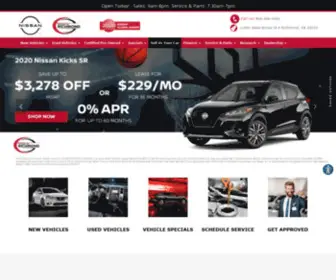 Nissanrva.com(Nissan of richmond) Screenshot