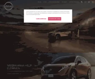 Nissan.se(Upptäck Nissans bilar) Screenshot