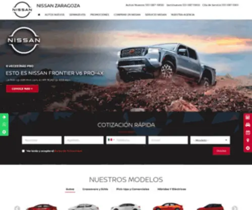 Nissanzaragoza.com.mx(Nissanzaragoza) Screenshot