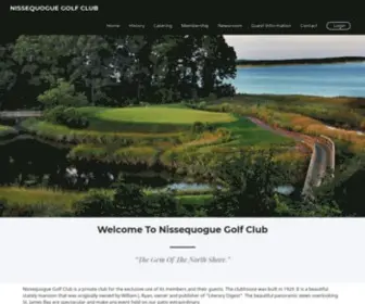 Nissequoguegolf.com(Golf & Private Events) Screenshot