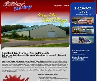 Nisswaboatstorage.com(Full service Boat) Screenshot