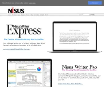 Nisus.com(Nisus Software) Screenshot