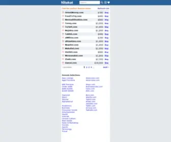 Nitakat.com(Premium Domains) Screenshot