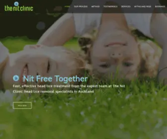 Nitclinic.co.nz(Head Lice Treatment Auckand) Screenshot