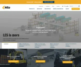 Nitco-Lift.com(Forklift, Lift Truck and Warehouse Solutions Provider) Screenshot