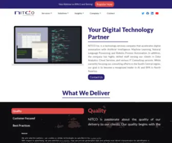 Nitcoinc.com(NITCO Inc) Screenshot