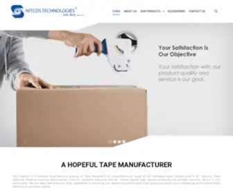 Nitcostape.com(Specialised in Adhesive tape packaging materials) Screenshot