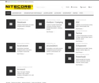 Nitecore.com.ro(Nitecore Romania) Screenshot