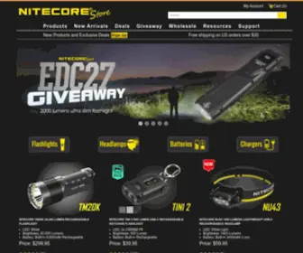 Nitecorestore.com(Nitecore Store) Screenshot