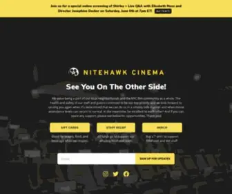 Nitehawkcinema.com(Nitehawk cinema) Screenshot