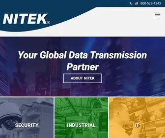 Nitek.net(Security Transmission Solutions for wireless) Screenshot