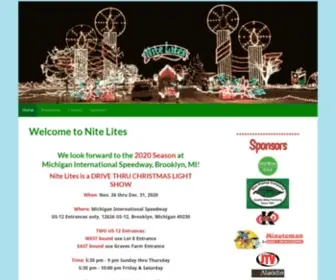 Nitelitesshow.com(Nite Lites) Screenshot