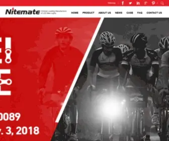 Nitemate.net(Manufacturer of mountain bike lights) Screenshot