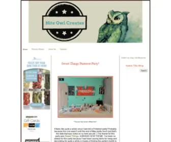 Niteowlcreates.com(Nite Owl Creates) Screenshot