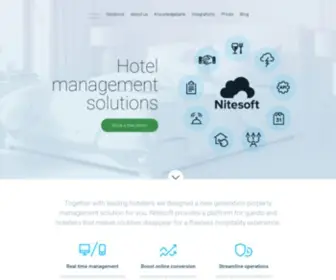 Nitesoft.se(Nitesoft is a cloud hotel management system) Screenshot