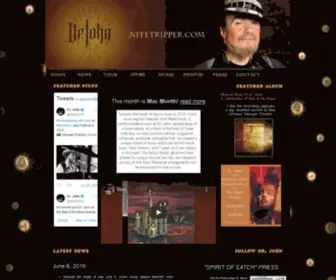 Nitetripper.com(The legendary Dr. John) Screenshot