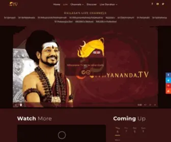 Nithyananda.tv(Live Streams) Screenshot