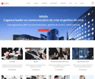Nitidis.com(Agence de communication & de gestion de crise) Screenshot