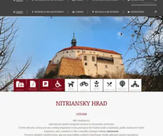 Nitrianskyhrad.sk(Nitriansky hrad) Screenshot