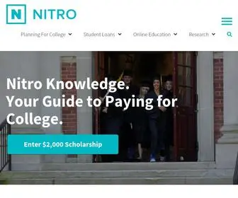 Nitrocollege.com(How to Pay For College) Screenshot