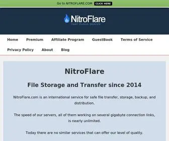 Nitroflares.com(Nitroflare 速度) Screenshot